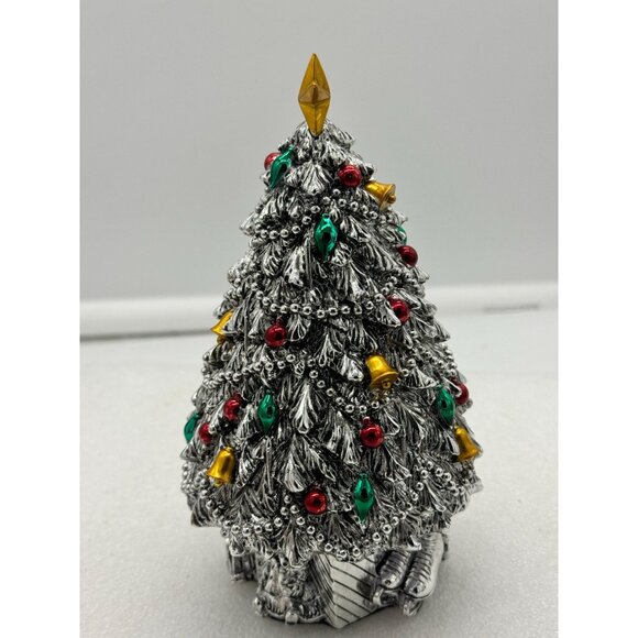 NIB Reed & Barton Topiary Tree Revolving Musical Christmas Decor - Picture 5 of 7